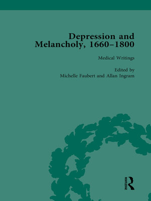 cover image of Depression and Melancholy, 1660-1800 vol 2